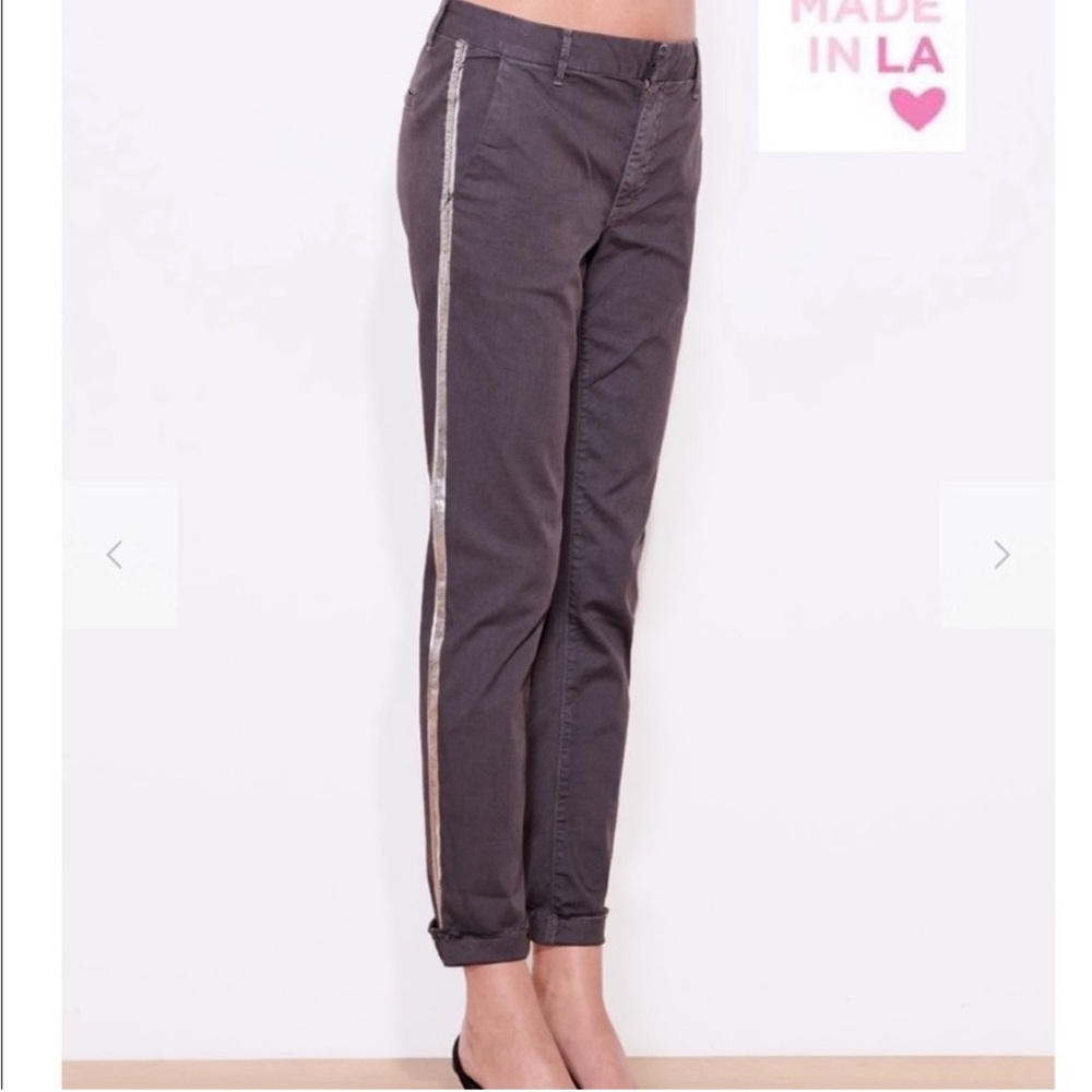 🏷️ NWT Sundry by Anthropologie Denim Le Soleil Glitter Side Stripe